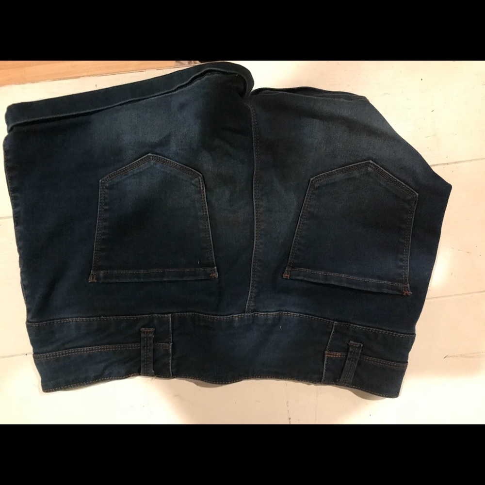 Blue jean shorts